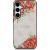 Guess Leather 4G Flowers Print Metal Classic Logo MagSafe Aizsargapvalks priekš Samsung Galaxy S25 / rozā Neoriģinālie Maciņi