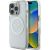 Guess IML Metal Colored Circle Classic Logo MagSafe Aizsargapvalks priekš iPhone 16 Pro Max / balts Neoriģinālie Maciņi
