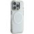 Guess IML Metal Colored Circle Classic Logo MagSafe Aizsargapvalks priekš iPhone 16 Pro Max / balts Neoriģinālie Maciņi