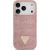 Case Guess Rhinestone Triangle Logo Aizsargapvalks priekš iPhone 17 Pro / rozā Neoriģinālie Maciņi