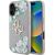 Case Guess Grained Roses Big 4G logo Aizsargapvalks priekš iPhone 16 / violets Neoriģinālie Maciņi