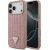 Case Guess Rhinestone Triangle Logo Aizsargapvalks priekš iPhone 17 Pro Max / rozā Neoriģinālie Maciņi