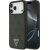 Guess Leather 4G Triangle Strass MagSafe Case Aizsargapvalks priekš iPhone 17 Pro Max / melns Neoriģinālie Maciņi