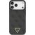 Guess Leather 4G Triangle Strass MagSafe Case Aizsargapvalks priekš iPhone 17 Pro Max / melns Neoriģinālie Maciņi