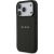 Guess Grained Ring MagSafe Case Aizsargapvalks priekš iPhone 17 Pro / melns Neoriģinālie Maciņi