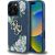 Case Guess Grained Roses Big 4G logo Aizsargapvalks priekš iPhone 16 Pro Max / zils Neoriģinālie Maciņi