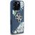 Case Guess Grained Roses Big 4G logo Aizsargapvalks priekš iPhone 16 Pro Max / zils Neoriģinālie Maciņi