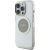 Case Guess IML Metal Colored Circle Classic Logo MagSafe Aizsargapvalks priekš iPhone 16 Pro / pelēks Neoriģinālie Maciņi