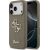 Guess Silicone Big 4G Script Case Защитный чехол для iPhone 17 Pro / коричневый Чехлы - альтернативные