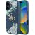 Case Guess Grained Roses Big 4G logo Aizsargapvalks priekš iPhone 16 / zils Neoriģinālie Maciņi