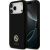 Guess Silicone Logo Strass 4G MagSafe Case Aizsargapvalks priekš iPhone 17 Pro Max / melns Neoriģinālie Maciņi