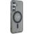Case Guess Rhinestones Printed Classic Logo MagSafe Aizsargapvalks priekš Samsung Galaxy S25 / melns Neoriģinālie Maciņi