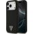 Case Guess Silicone Triangle Logo MagSafe Aizsargapvalks priekš iPhone 17 Pro Max / melns Neoriģinālie Maciņi