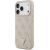 Guess Leather 4G Triangle Strass MagSafe Case Aizsargapvalks priekš iPhone 17 Pro / rozā Neoriģinālie Maciņi