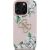 Case Guess Grained Roses Big 4G logo Aizsargapvalks priekš iPhone 16 Pro Max / rozā Neoriģinālie Maciņi