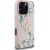 Case Guess Grained Roses Big 4G logo Aizsargapvalks priekš iPhone 16 Pro Max / rozā Neoriģinālie Maciņi