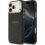 Case Guess Peony Hot Stamp MagSafe Aizsargapvalks priekš iPhone 17 Pro Max / melns Neoriģinālie Maciņi