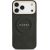 Case Guess Peony Hot Stamp MagSafe Aizsargapvalks priekš iPhone 17 Pro Max / melns Neoriģinālie Maciņi