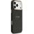 Case Guess Peony Hot Stamp MagSafe Aizsargapvalks priekš iPhone 17 Pro Max / melns Neoriģinālie Maciņi