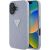 Guess Hot Stamp 4G Pattern Triangle Metal Logo Case Aizsargapvalks priekš iPhone 16 / violets Neoriģinālie Maciņi