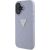 Guess Hot Stamp 4G Pattern Triangle Metal Logo Case Aizsargapvalks priekš iPhone 16 / violets Neoriģinālie Maciņi
