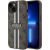 Guess GUHMP14SP4RPSW Hardcase 4G Printed Stripes MagSafe Aizsargapvalks priekš iPhone 14 / 15 / 13 6.1" / brūns Neoriģinālie Maciņi