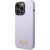 Guess GUHMP14LSBPLU Silicone Logo Plate MagSafe Aizsargapvalks priekš iPhone 14 Pro 6,1" / violets Neoriģinālie Maciņi