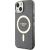 Guess GUHMP14SHCMCGK Glitter Gold MagSafe Aizsargapvalks priekš iPhone 14 / 15 / 13 6.1" / melns Neoriģinālie Maciņi