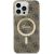 Guess GUHMP15XH4STW Hardcase IML 4G MagSafe Aizsargapvalks priekš iPhone 15 Pro Max 6.7" / brūns Neoriģinālie Maciņi