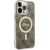 Guess GUHMP15XH4STW Hardcase IML 4G MagSafe Aizsargapvalks priekš iPhone 15 Pro Max 6.7" / brūns Neoriģinālie Maciņi