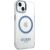 Guess GUHMP14MHTRMB Hardcase Metal Outline Magsafe Aizsargapvalks priekš iPhone 14 Plus / 15 Plus 6.7" / zils Neoriģinālie Maciņi