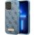 Guess GUHMP14LU4GPRB Hardcase 4G Logo Plate MagSafe Aizsargapvalks priekš iPhone 14 Pro 6.1" / zils Neoriģinālie Maciņi