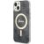 Guess GUHMP14MH4STK Hardcase 4G MagSafe Aizsargapvalks priekš iPhone 14 Plus / 15 Plus 6.7" / melns Neoriģinālie Maciņi