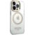 Guess GUHMP14LHTRMD Metal Outline MagSafe Aizsargapvalks priekš iPhone 14 Pro 6,1" / zelta Neoriģinālie Maciņi