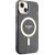 Guess GUHMP14MHCMCGK Hardcase Glitter Gold MagSafe Aizsargapvalks priekš iPhone 14 Plus / 15 Plus 6.7" / melns Neoriģinālie Maciņi