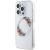 Guess GUHMP15LHFWFCT Hardcase IML Flowers Wreath MagSafe Aizsargapvalks priekš iPhone 15 Pro 6.1" / caurspīdīgs Neoriģinālie Maciņi