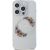 Guess GUHMP15LHFWFCT Hardcase IML Flowers Wreath MagSafe Aizsargapvalks priekš iPhone 15 Pro 6.1" / caurspīdīgs Neoriģinālie Maciņi