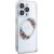 Guess GUHMP15LHFWFCT Hardcase IML Flowers Wreath MagSafe Aizsargapvalks priekš iPhone 15 Pro 6.1" / caurspīdīgs Neoriģinālie Maciņi