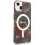 Guess GUHMP14SHCFWSA Hardcase Flower MagSafe Aizsargapvalks priekš iPhone 14 / 15 / 13 6.1" / haki Neoriģinālie Maciņi