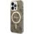 Guess GUHMP15LH4STW Hardcase IML 4G MagSafe Aizsargapvalks priekš iPhone 15 Pro 6.1" / brūns Neoriģinālie Maciņi