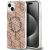 Guess GUHMP15SHGCUSTGW Hardcase IML GCube MagSafe Aizsargapvalks priekš iPhone 15/14/13 6.1" / brūns Neoriģinālie Maciņi