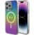 Guess GUHMP15XHITSK Hardcase IML Iridescent MagSafe Aizsargapvalks priekš iPhone 15 Pro Max 6.7" Neoriģinālie Maciņi