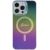 Guess GUHMP15XHITSK Hardcase IML Iridescent MagSafe Aizsargapvalks priekš iPhone 15 Pro Max 6.7" Neoriģinālie Maciņi