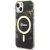 Guess GUHMP14SHTMRSK Hardcase Golden Marble MagSafe Aizsargapvalks priekš iPhone 14 / 15 6.1" / melns Neoriģinālie Maciņi