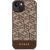 Guess GUHMP14MHGCFSEW GCube Stripes MagSafe Aizsargapvalks priekš iPhone 14 Plus / 15 Plus 6.7" / brūns Neoriģinālie Maciņi