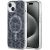 Guess GUHMP15SHGCUSTGK Hardcase IML GCube MagSafe Aizsargapvalks priekš iPhone 15 / 14 / 13 6.1" / melns Neoriģinālie Maciņi