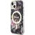 Guess GUHMP14SHCFWSK Hardcase Flower MagSafe Aizsargapvalks priekš iPhone 14 / 15 / 13 6.1" / melns Neoriģinālie Maciņi