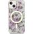 Guess GUHMP14MHCFWST Hardcase Flower MagSafe Aizsargapvalks priekš iPhone 14 Plus / 15 Plus 6.7" Neoriģinālie Maciņi