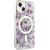Guess GUHMP14MHCFWST Hardcase Flower MagSafe Aizsargapvalks priekš iPhone 14 Plus / 15 Plus 6.7" Neoriģinālie Maciņi