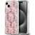 Guess GUHMP15MHGCUSTGP IML GCube MagSafe Aizsargapvalks priekš iPhone 15 Plus/14 Plus 6.7" / rozā Neoriģinālie Maciņi